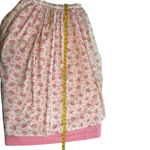 Handmade Pink Roses & Cream Colonial 1700’s Style Shirt & Skirt Set Size Small - Picture 9 of 16